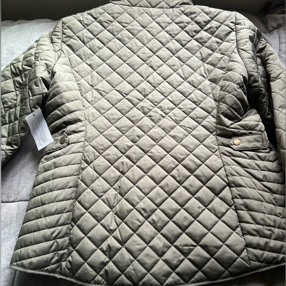 Tommy Hilfiger Quilted Olive Jacket - Picture 5 of 7